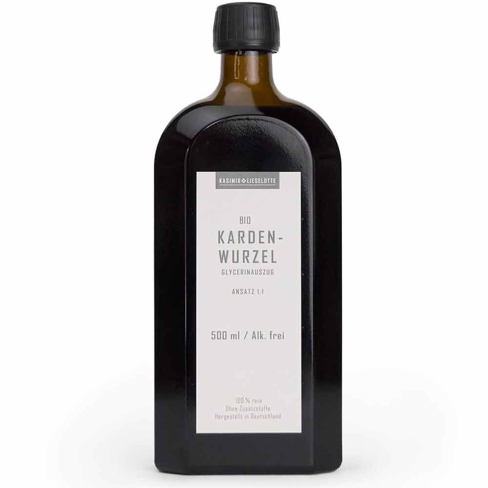Kardenwurzel, Glycerin, Flasche, Bio, 500 ml