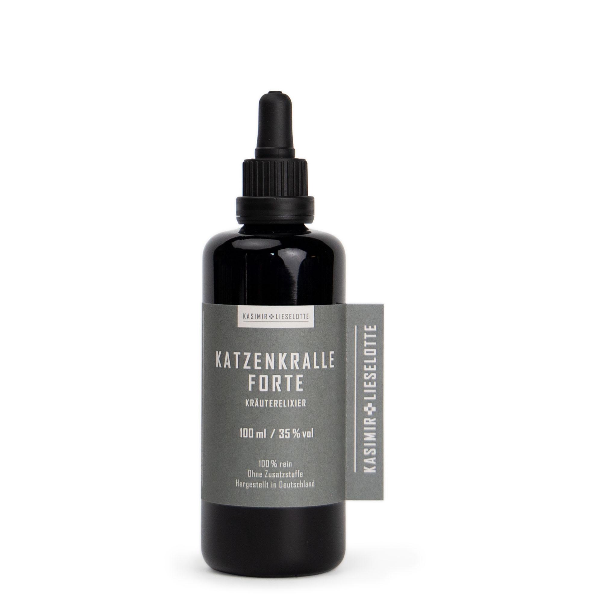 Katzenkralle Forte, Kräuterelixier, 100 ml, Ohne Zusatzstoffe, Deutschland hergestellt