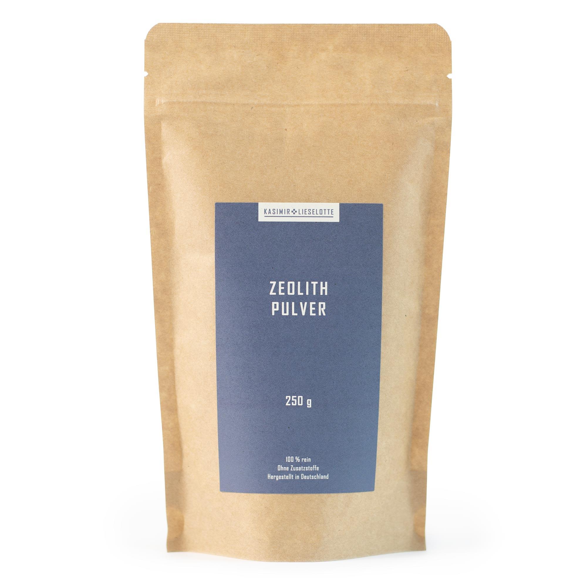 Zeolith Pulver, 250 g, Pulververpackung, ohne Zusatzstoffe, Deutschland hergestellt