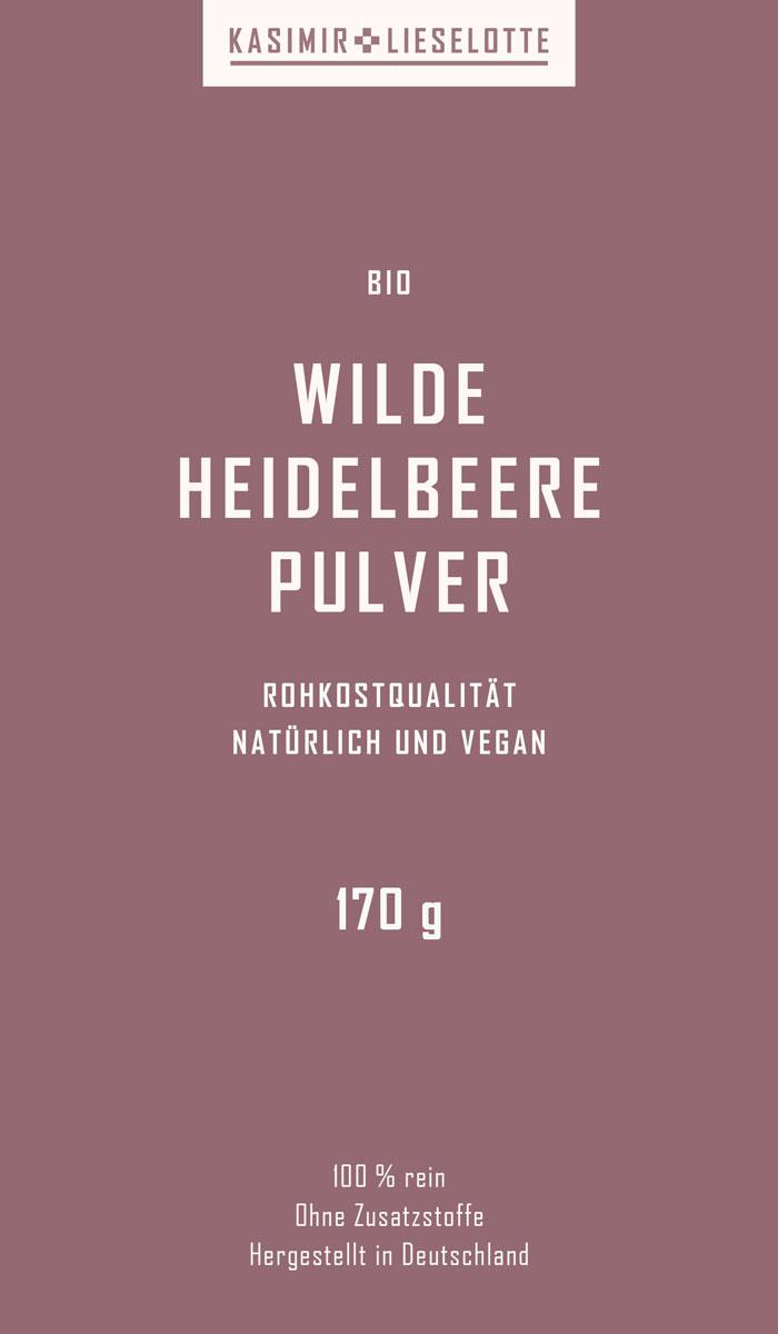 Wilde Heidelbeere Pulver Bio