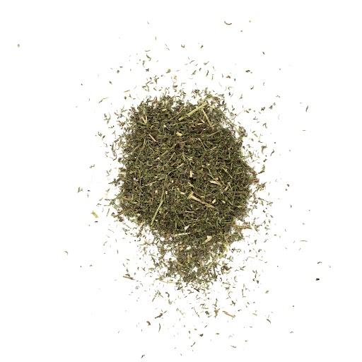 kraut, getrocknetes kräutergrün, tee-kräuter, grün, pflanzenmaterial