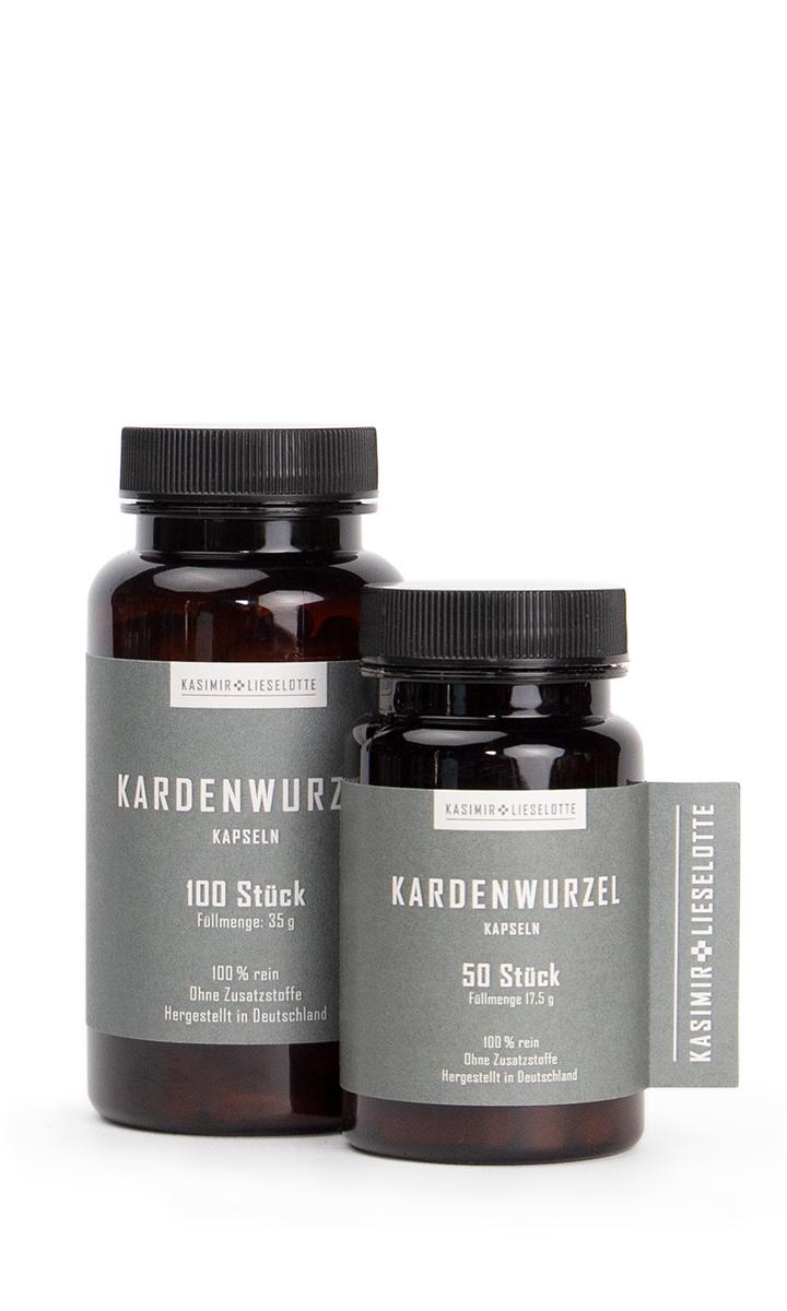 Kapseln, Kardewurz, Kardewurzel, Kapseln 100 Stück, 50 Stück