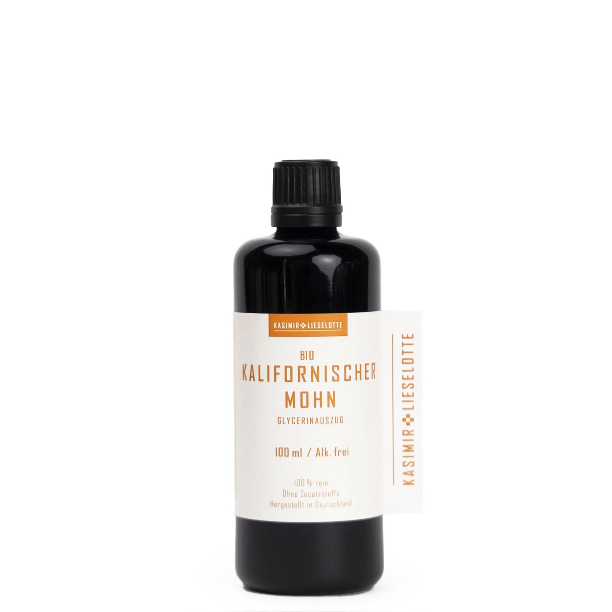 Kalifornischer Mohn, Glycerinsezug, Bio, 100 ml, Flasche