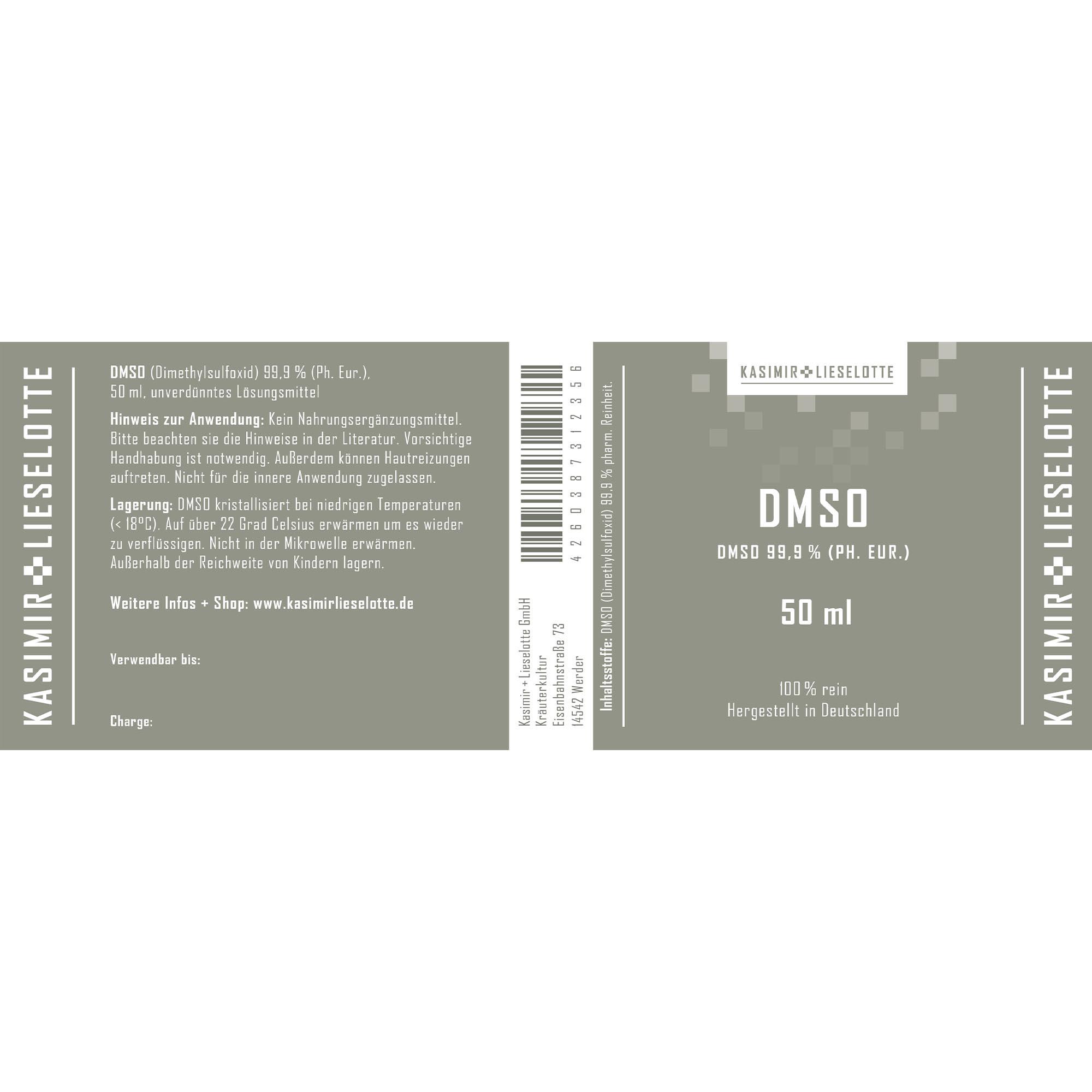 DMSO, 50 ml, Lösung, Chemikalie, Kleinstflasche