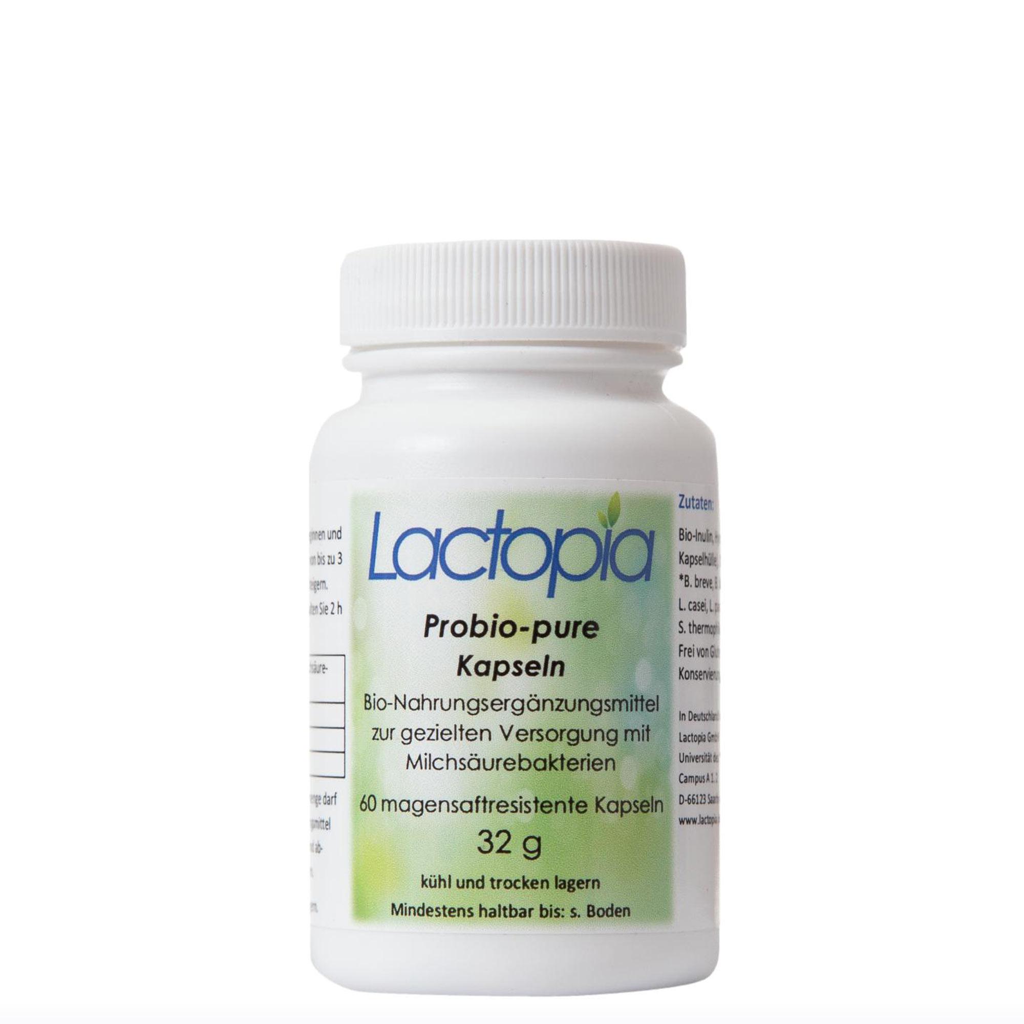 Lactopia Probio-pure Probiotika Kapseln 100 Stück