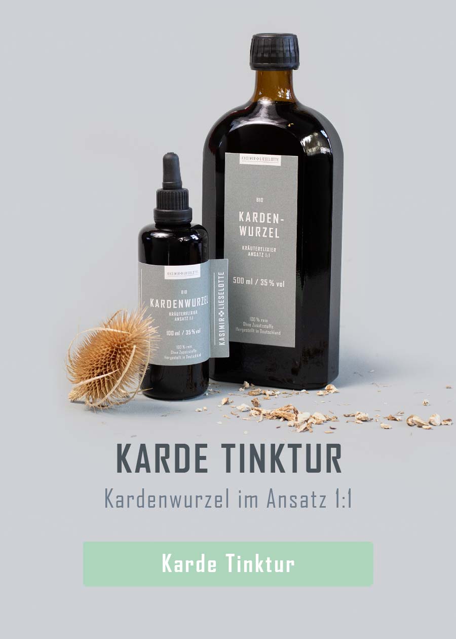 100 % natürliche Bio Karde Produkte