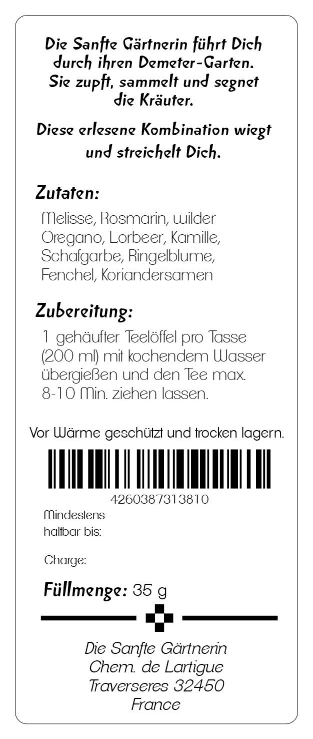 teeffee, tea blend, ingredients, label, bar-code