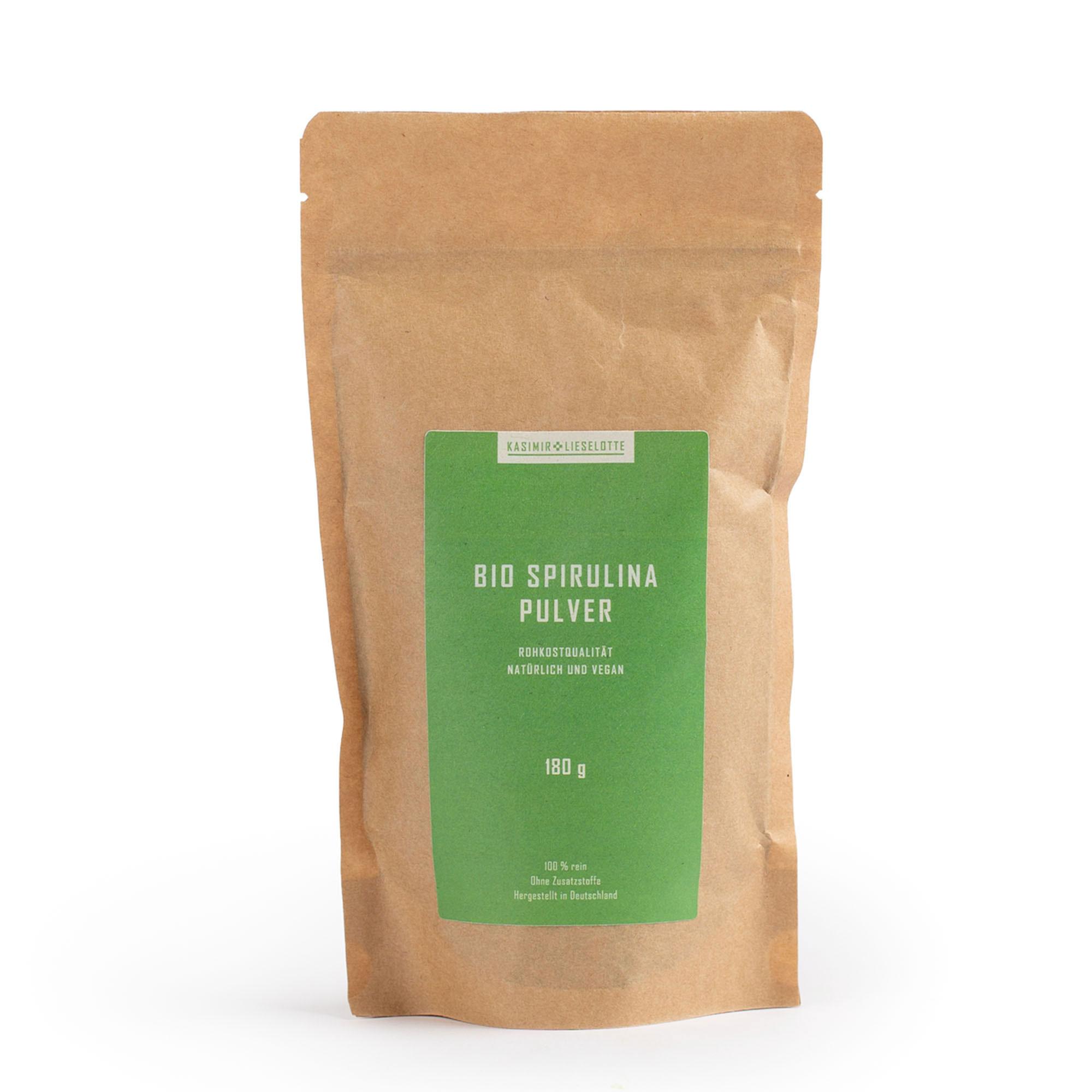 Spirulina Pulver aus Deutschland Bio 180 g