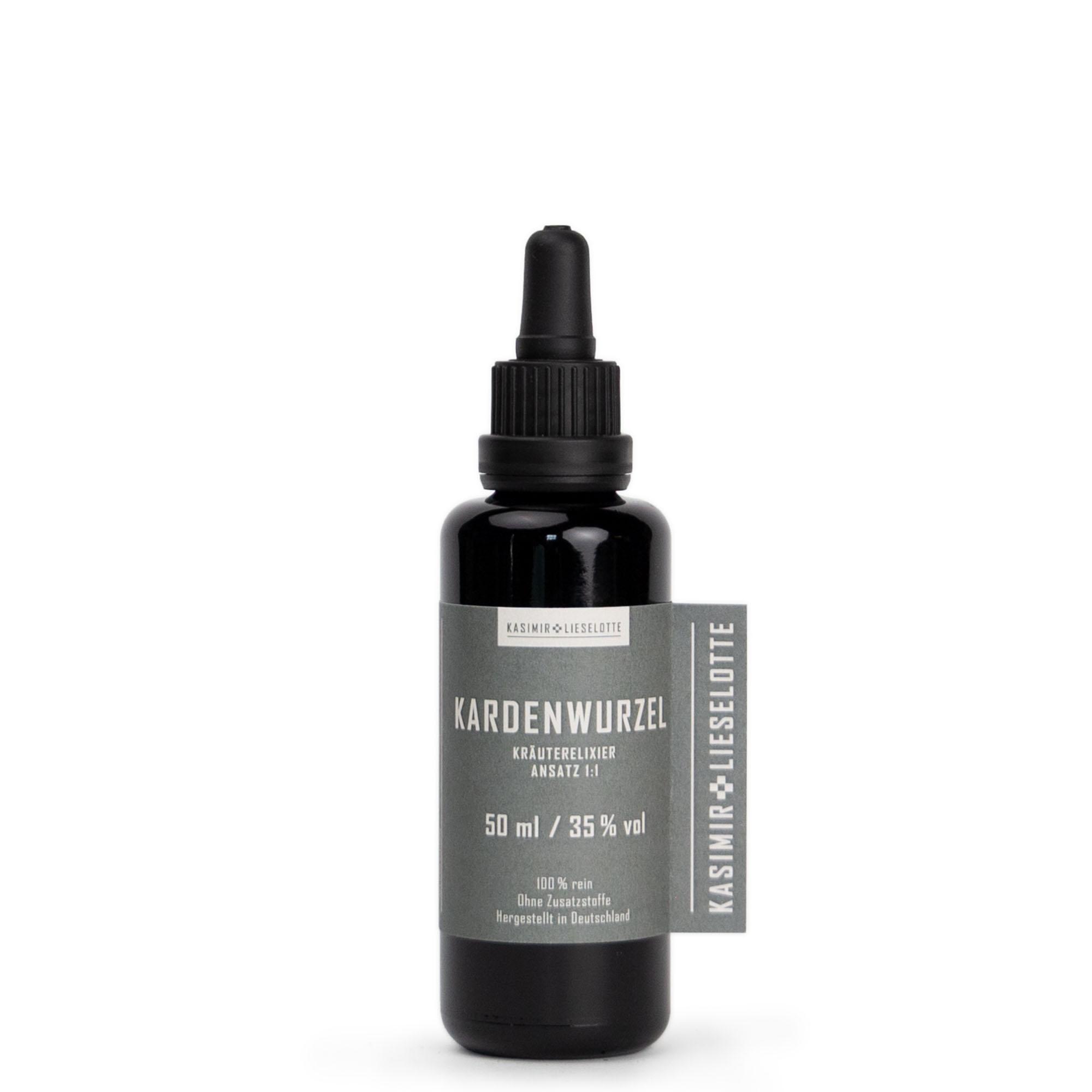 Kardenwurzel, Kräuterelixier, Tropfen, 50 ml, 35% vol