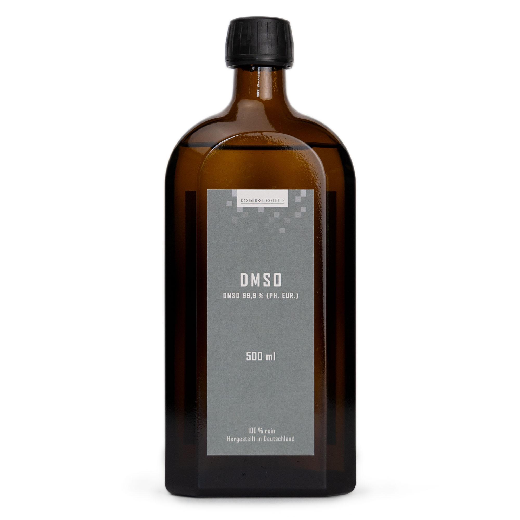DMSO, Lösungsmittel, 500 ml, braune Flasche, Inhaltsstofffilter?