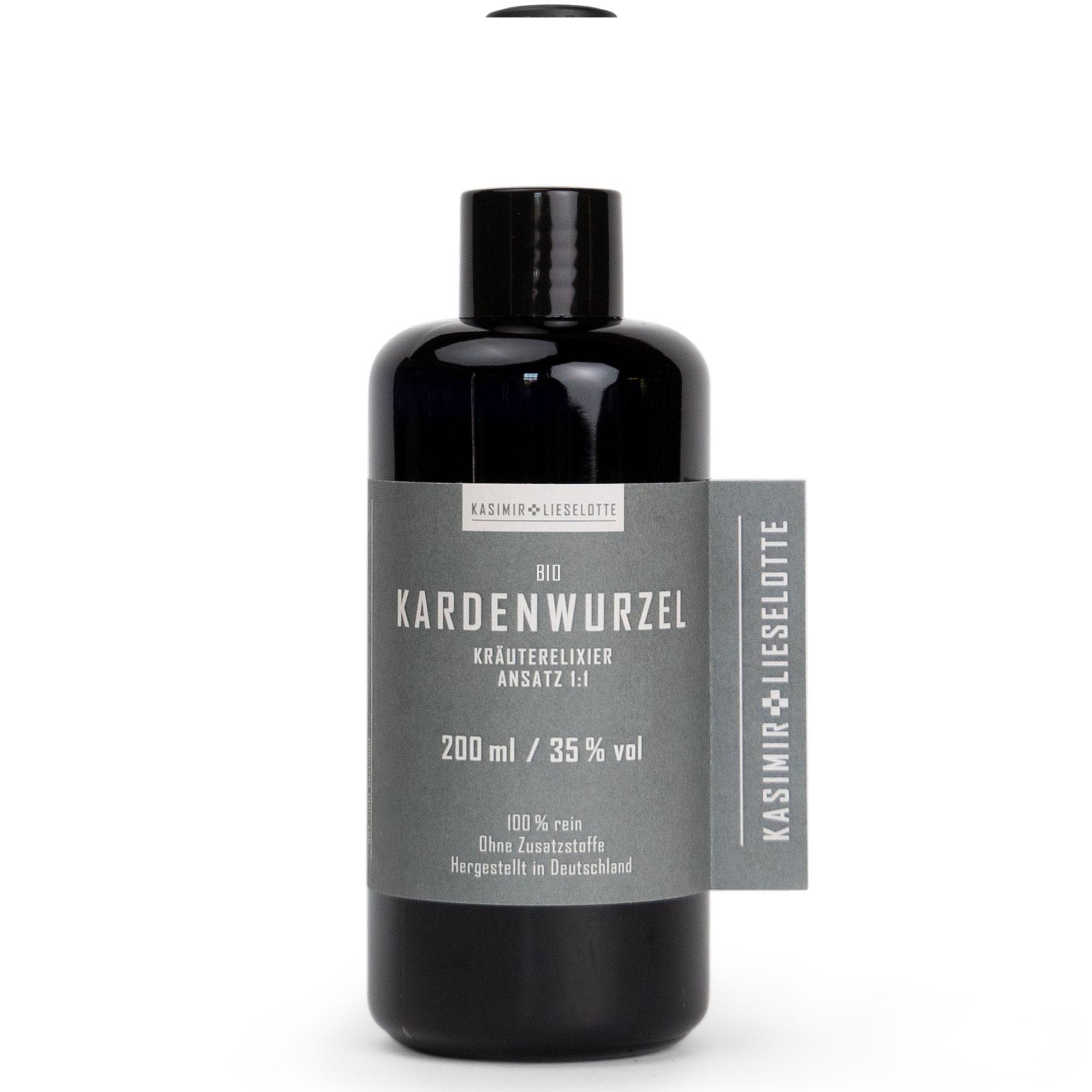 Kardewurzel, Kräuterlixir, Bio, 200 ml, Hergestellt in Deutschland