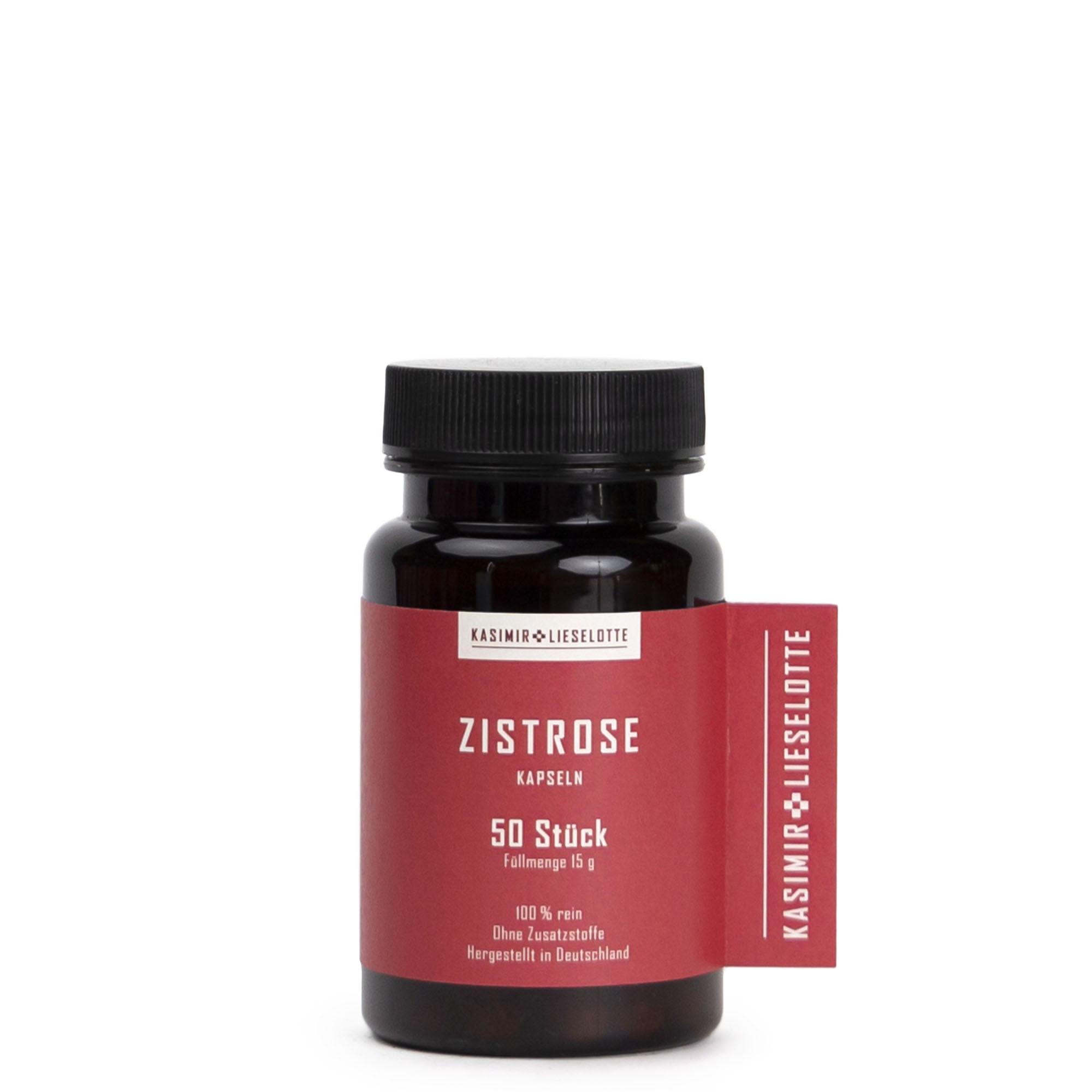 kapseln, ziströse, 50 stück, füllmenge 15 g, hergestellt in deutschland