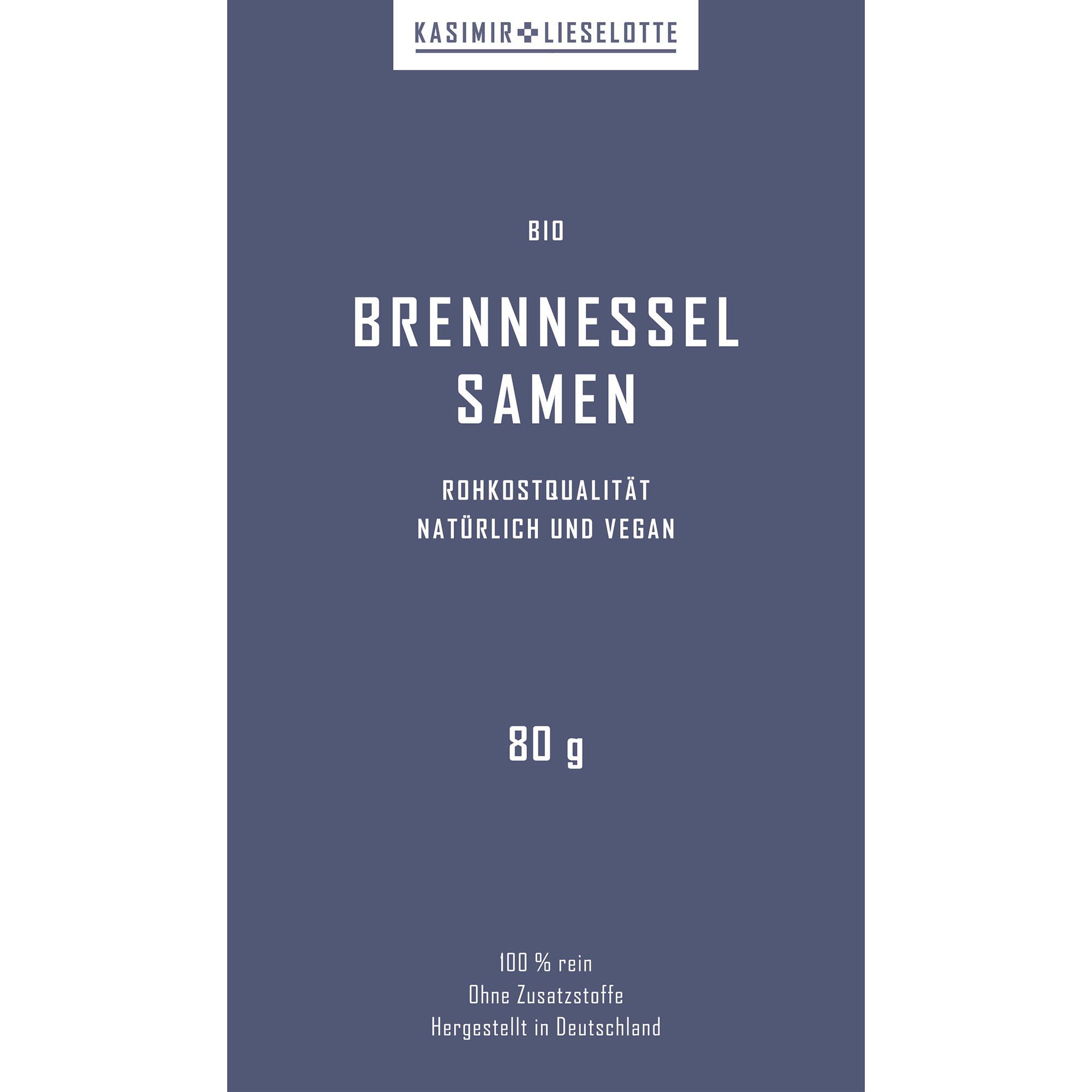 Brennessel Samen, Bio, 80 g, Samen, Natürlich vegan