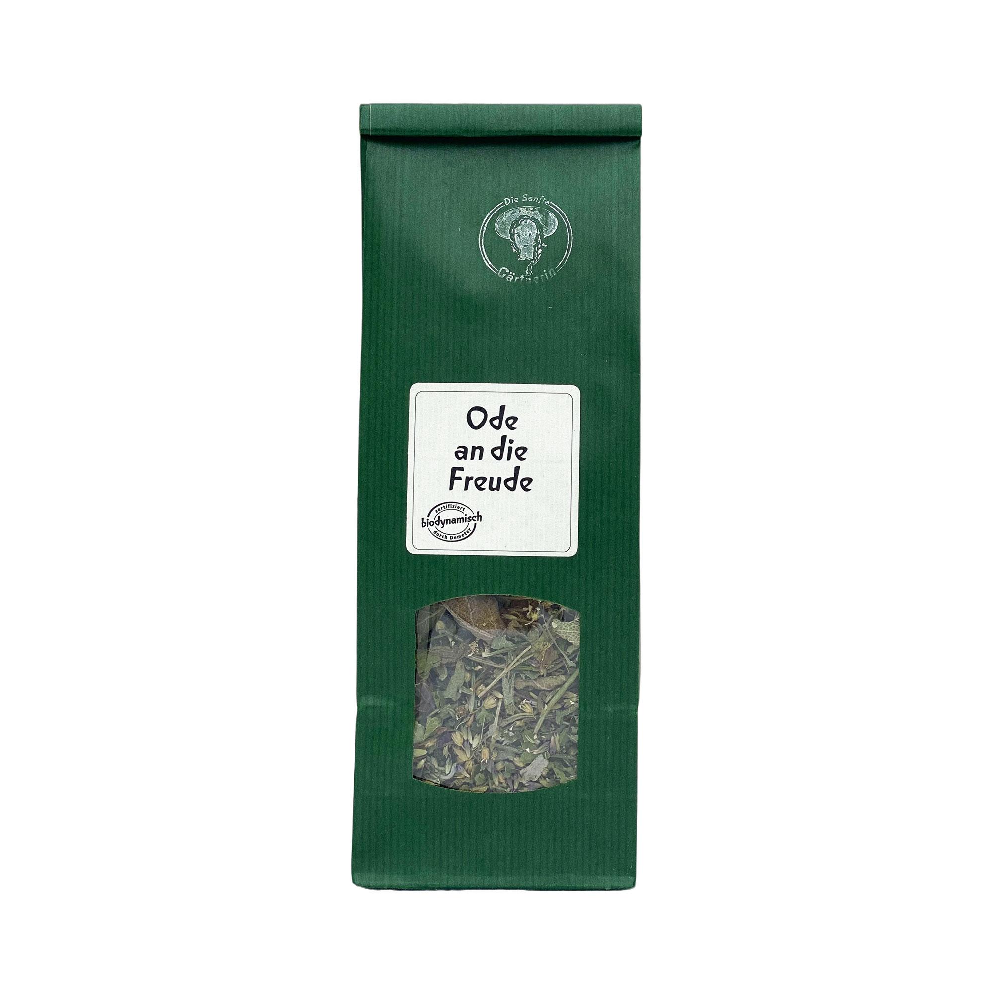 Ode an die Freude - Tee Demeter, Die Sanfte Gärtnerin 35 g Ode an die Freude - Tee Demeter, Die Sanfte Gärtnerin 35 g