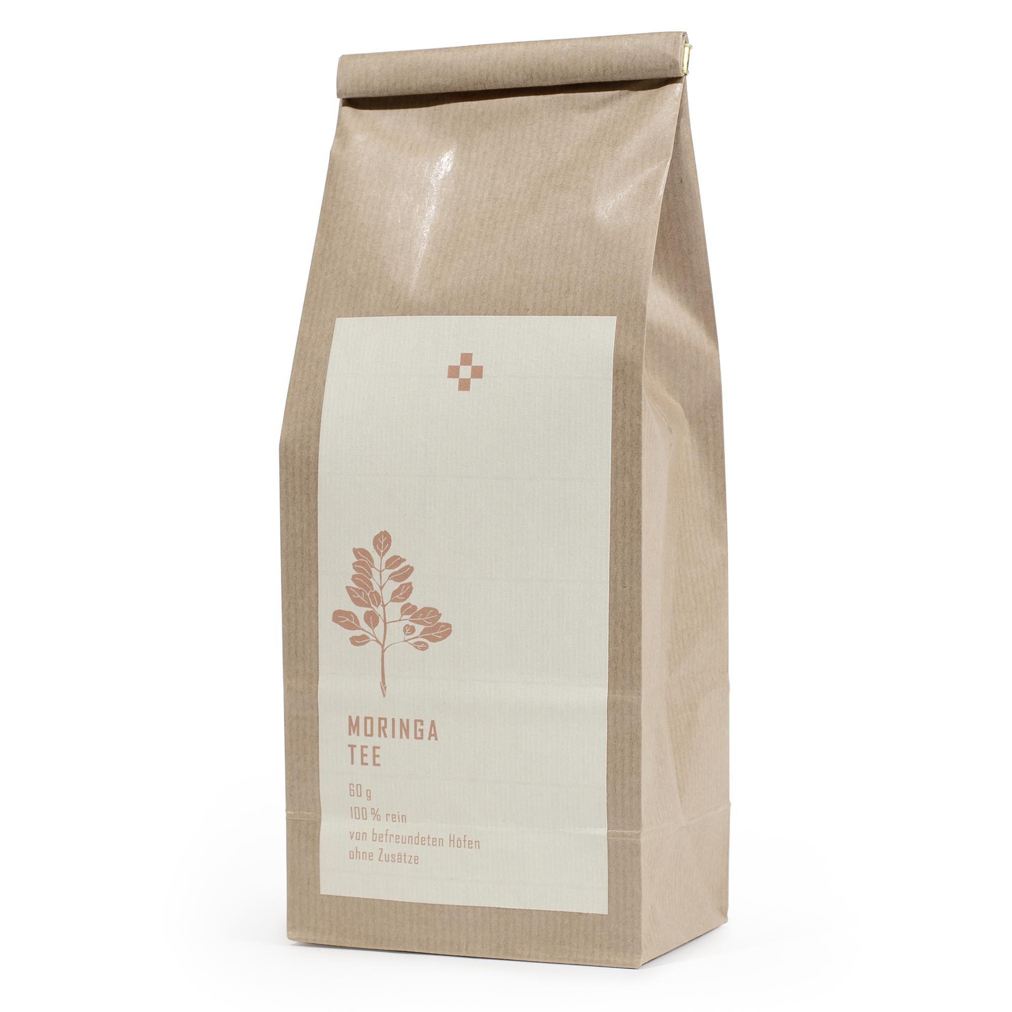 Moringa Tee, 60 g, lose Blätter, Bio, Papiertüte