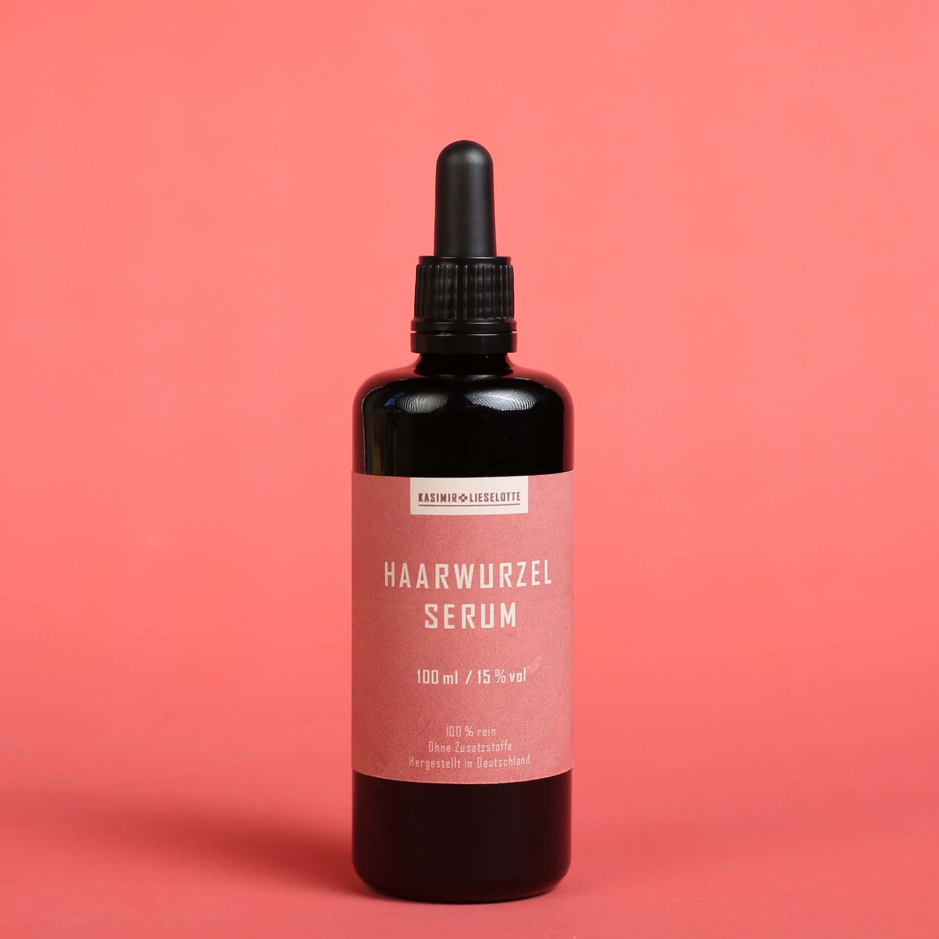 Haarwurzell, Serum, Haarpflege, 100 ml, ohne Zusatzstoffe, Haarwurzelsel, Serum, Haarpflege, Flasche, Drogerieprodukt