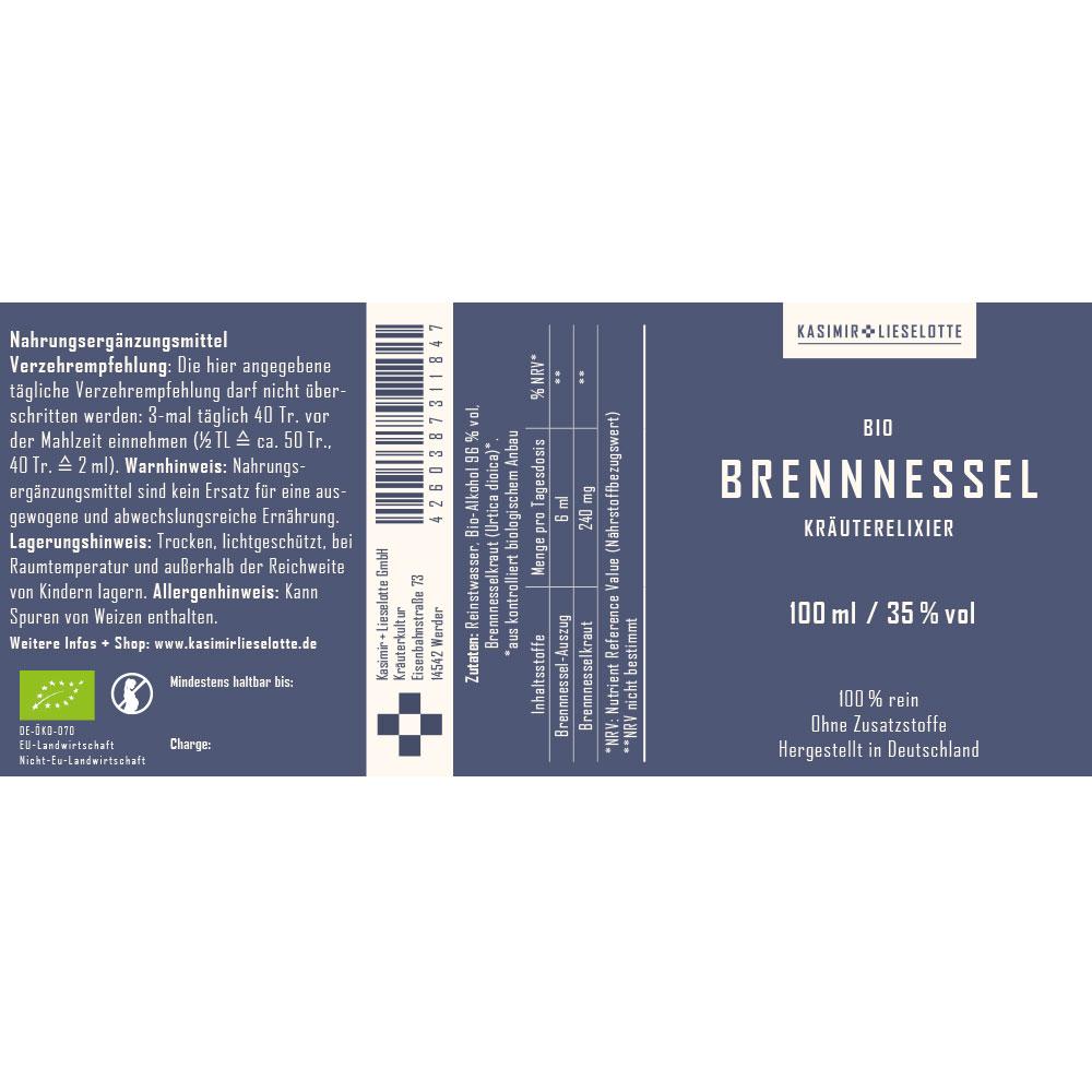 Brennnessel Tinktur Bio 100 ml