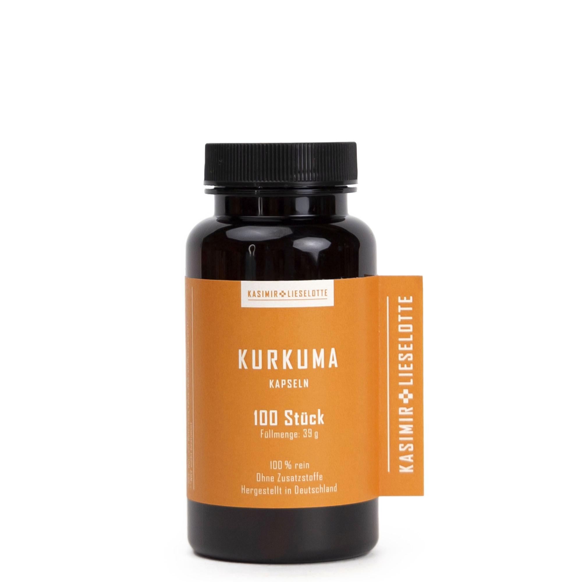 Kurkuma Kapseln Bio 100 Stück