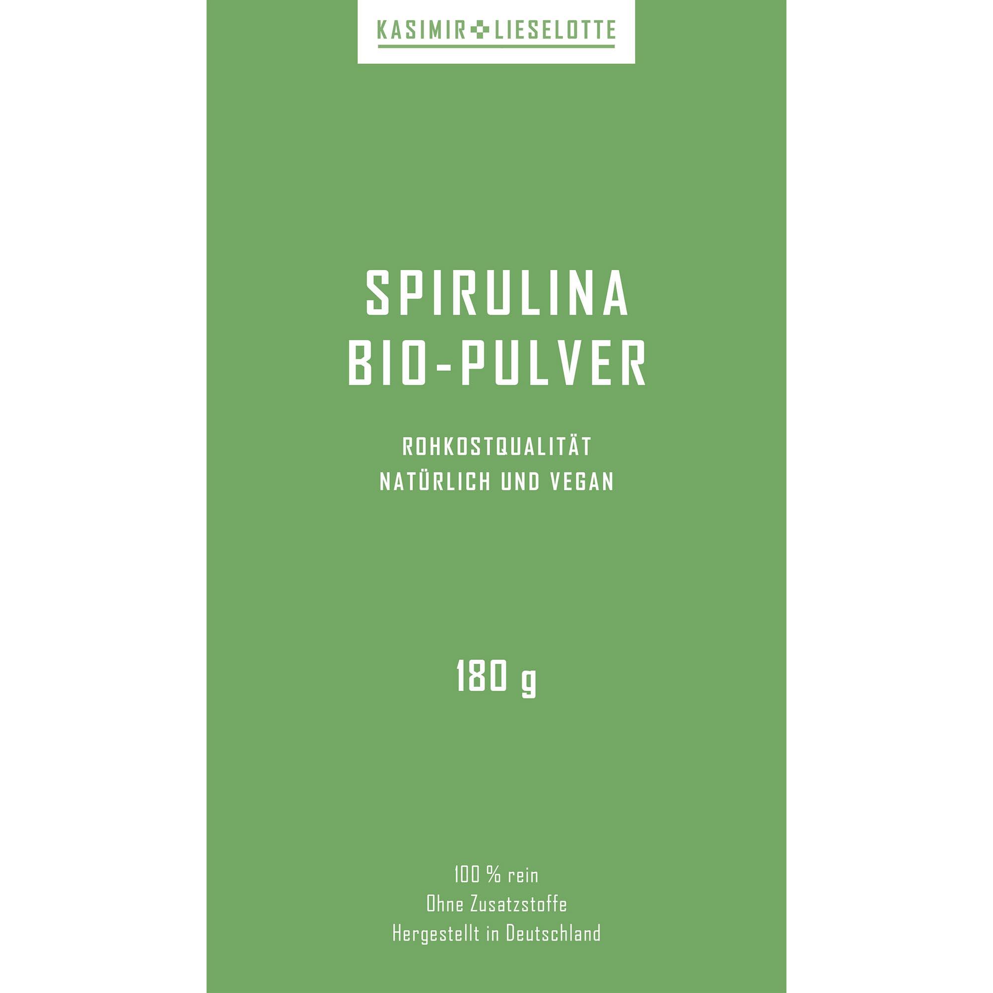 Spirulina Pulver aus Deutschland Bio 180 g