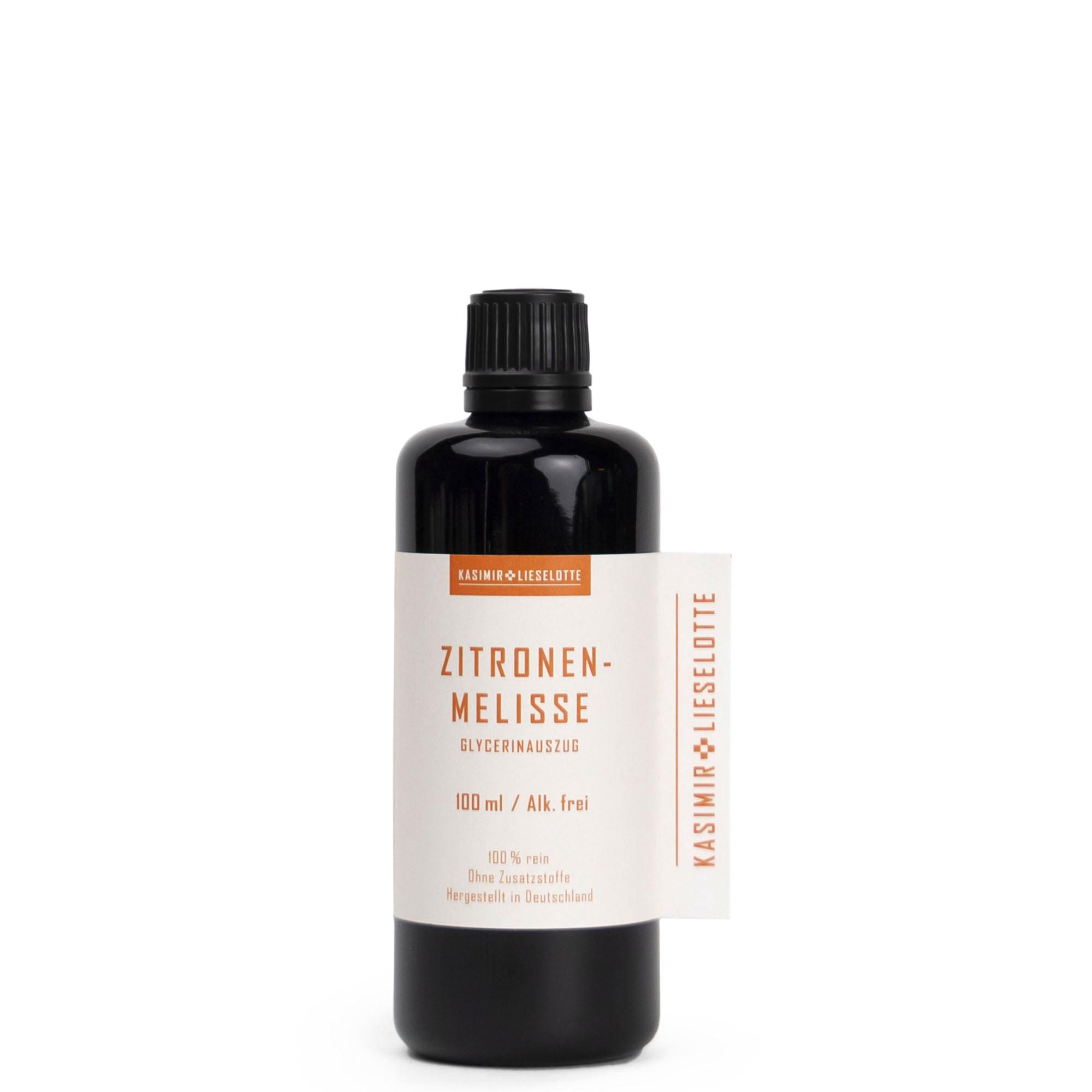 Zitrone, Melisse, Glycerinextrakt, Fläschchen, 100 ml