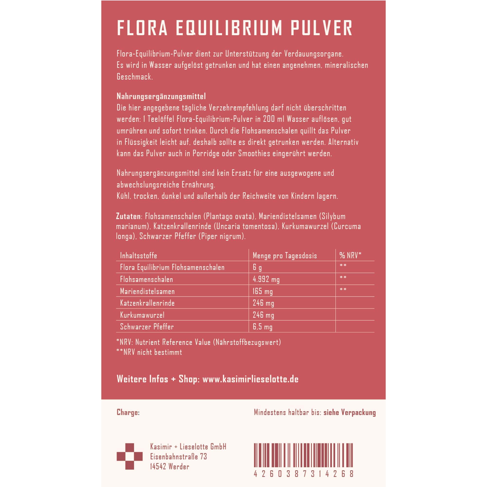 Flora Equilibrium Pulver 480 g