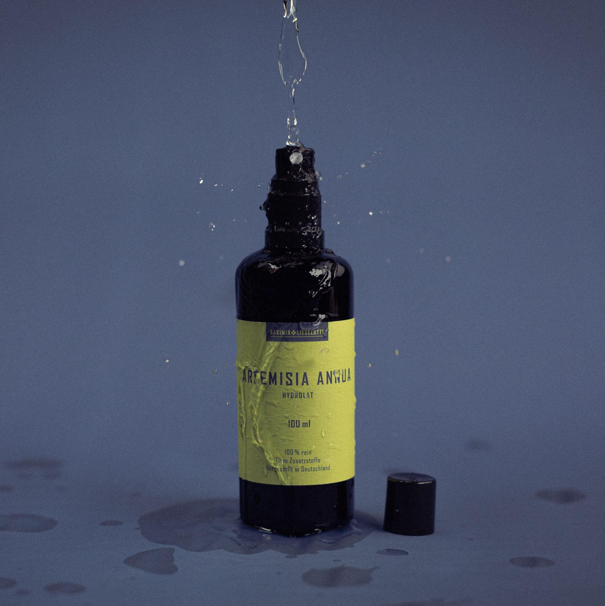 botanisch, artemisian, hydroloat, Flasche, Flüssigkeit
