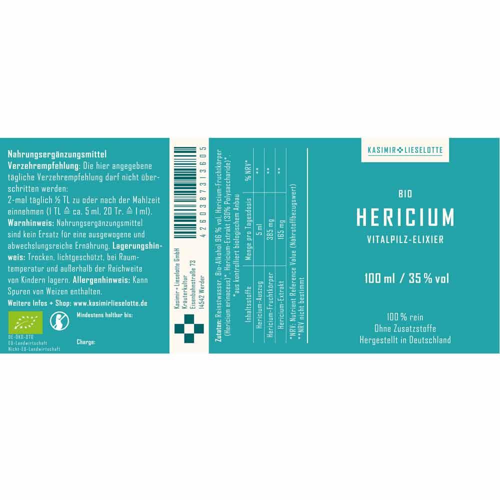 Hericium Vitalpilz Tinktur Bio