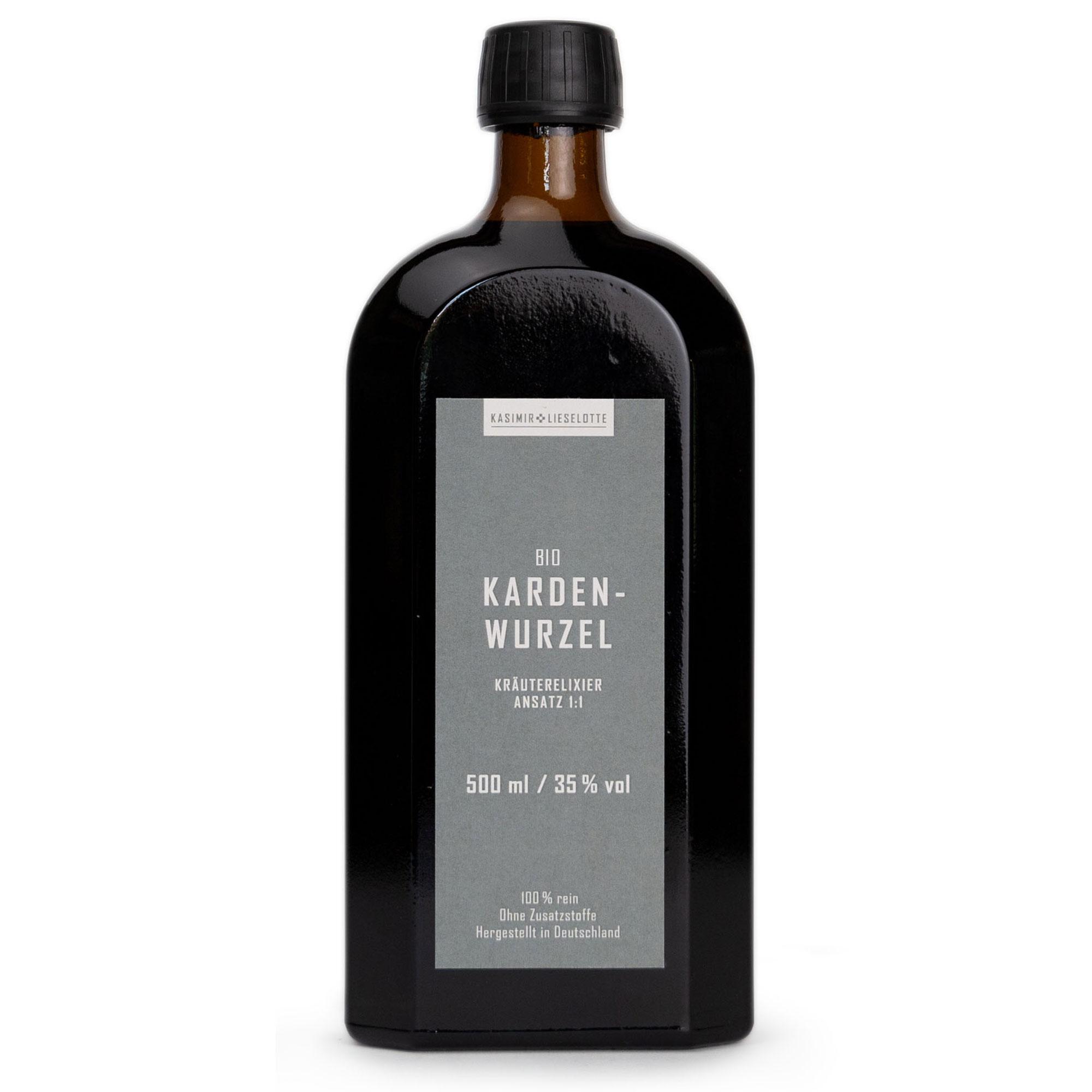 Kardamomwurzel, Kräuterelixier, 500 ml, Klarer Saft, Bio