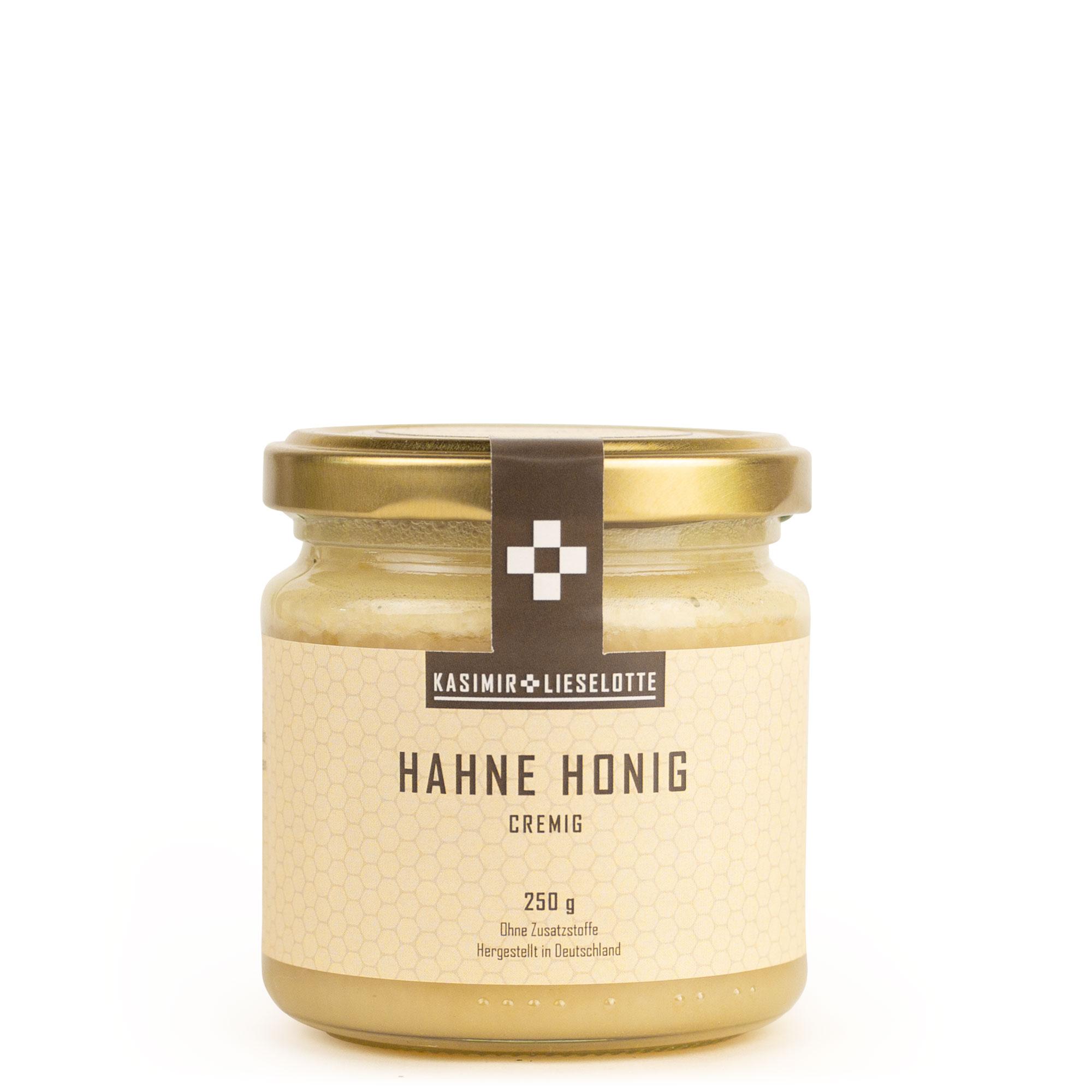 Honig, Creme, Glas jar, 250 g, Honig