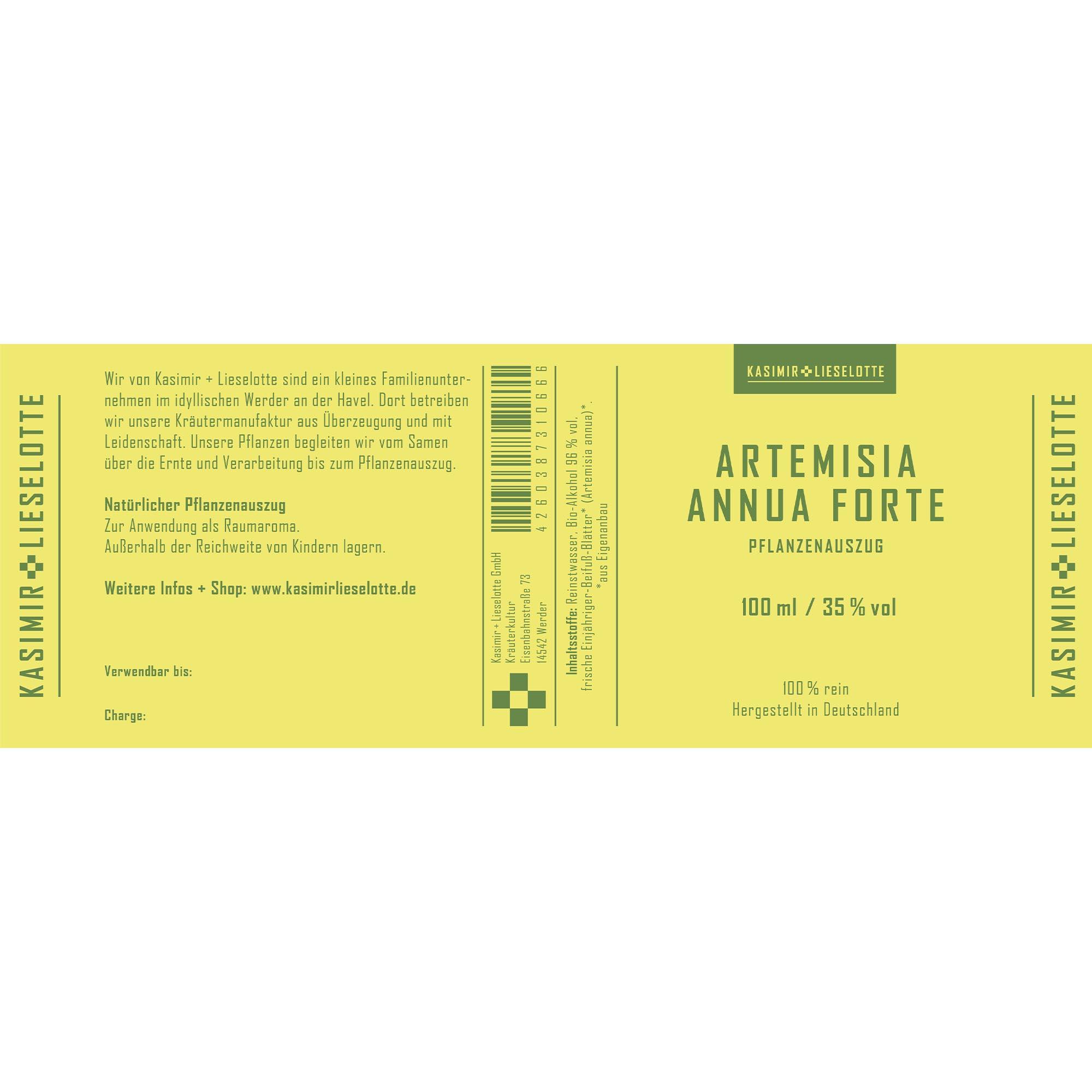 Artemisia annua Forte Pflanzenauszug 100 ml - Auswahl: 3 x