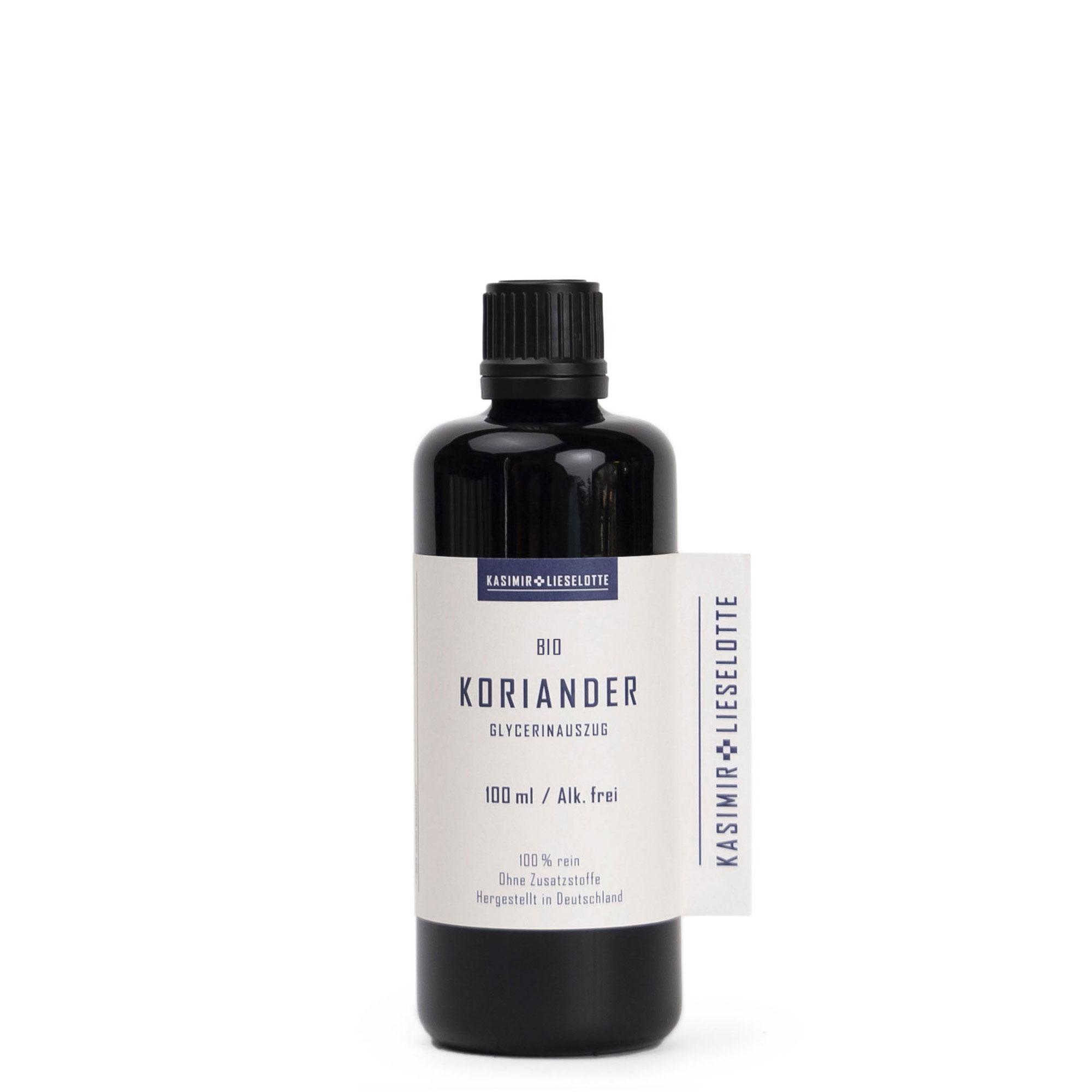 koriander, bio, ätherisches öl, korianderextrakt, glycerinselektion