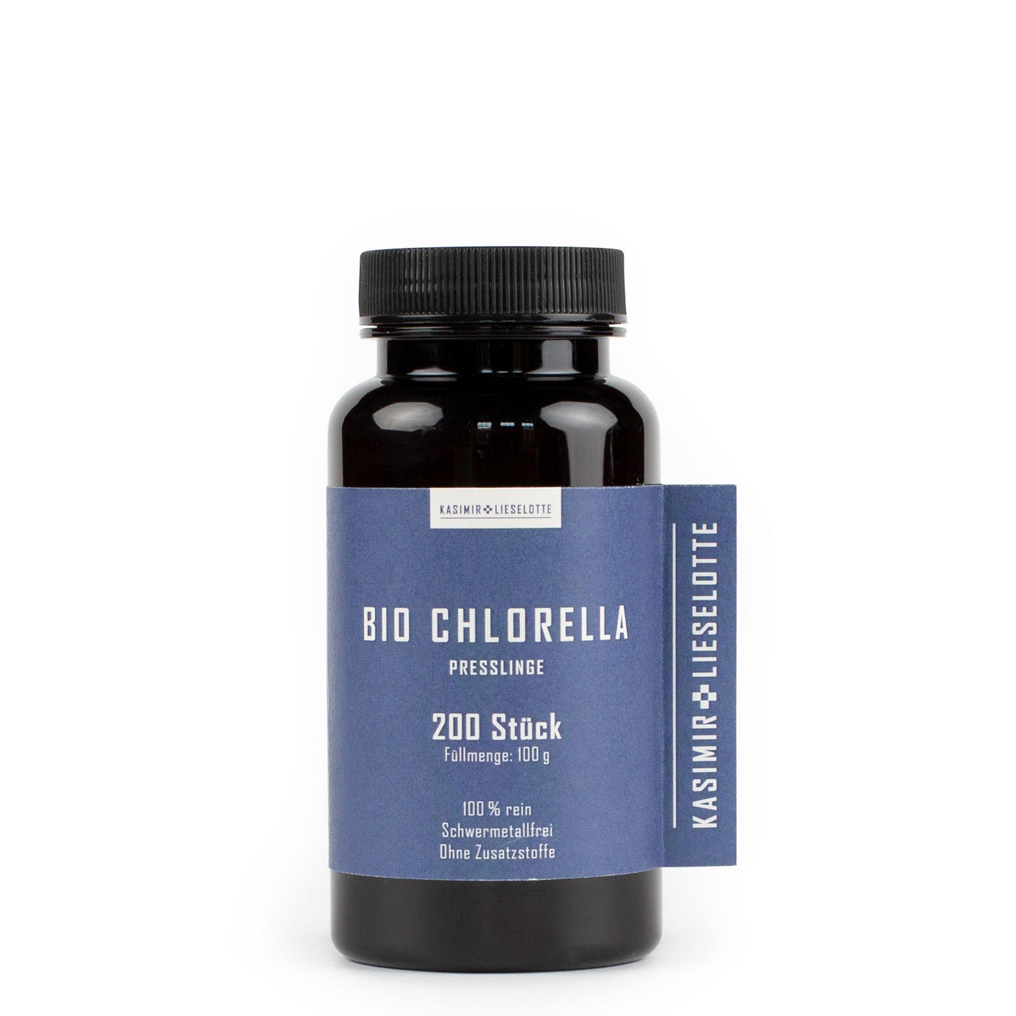 bio chlorella, chlorella, algenergänzung, kapseln, 100 g