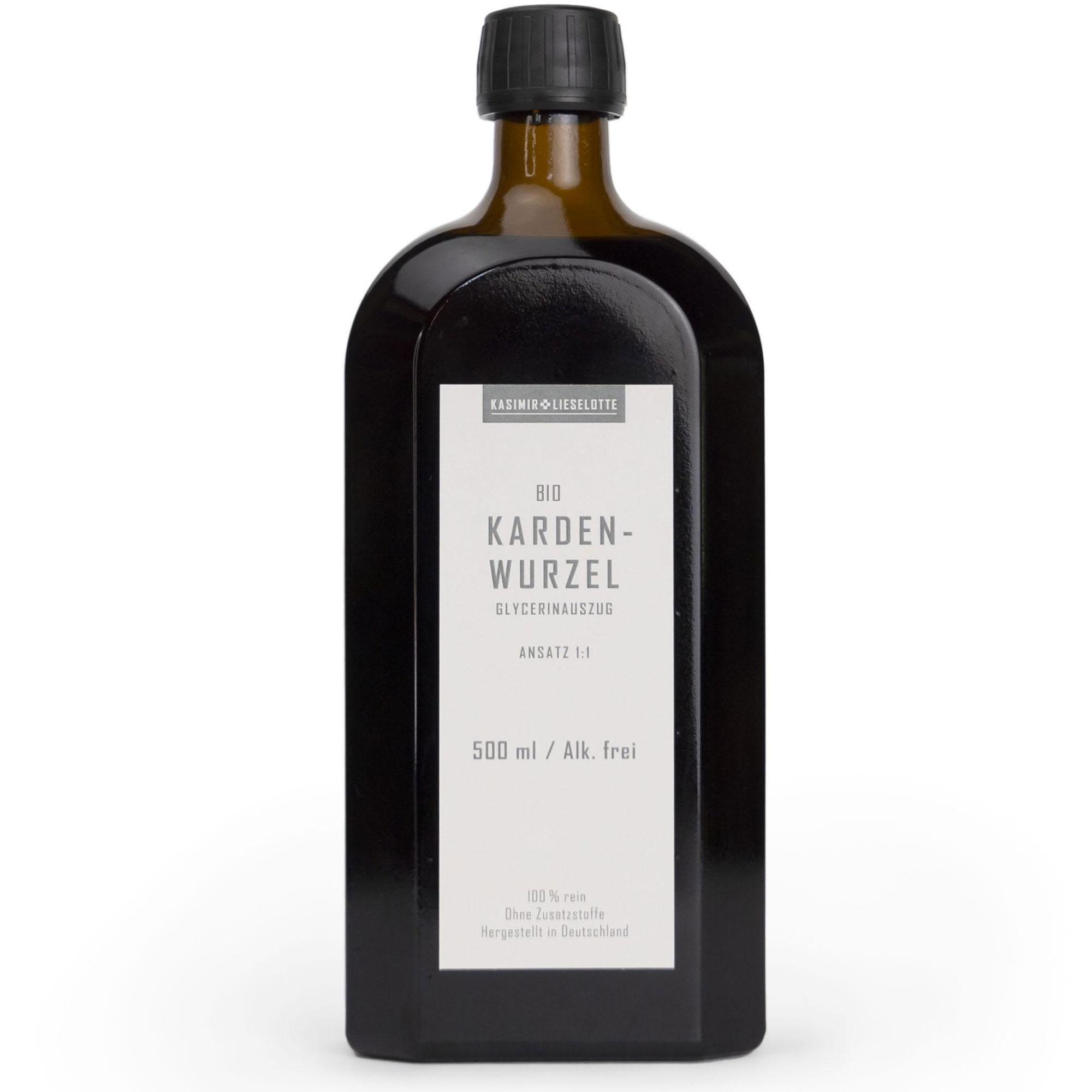 Karden-Wurzel, Glyzerinextrakt, Bio, 500 ml, Glasflasche