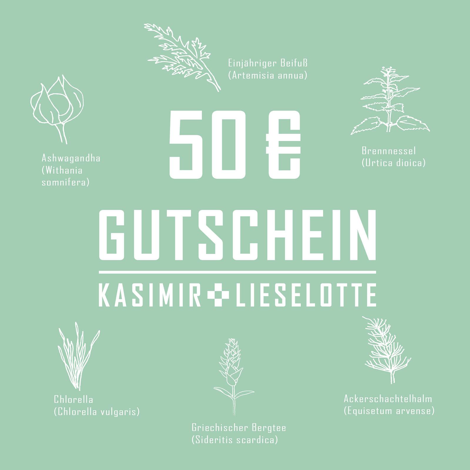 Gutschein - Auswahl: 50 Euro Gutschein